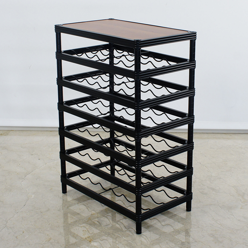 Rustic Floor Stand Wine Display & Storage