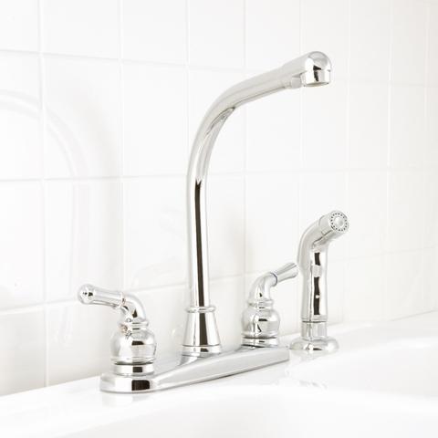 Two handle washerless kitchen Faucet