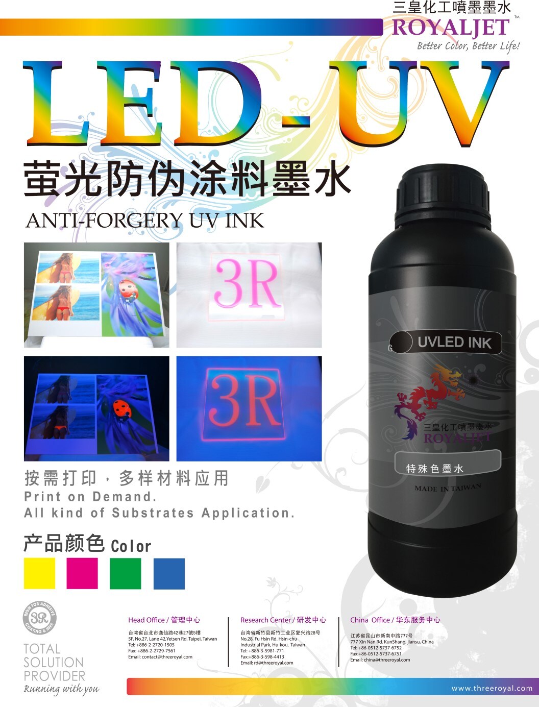 ANTI-FORGERY UV INK | Taiwantrade