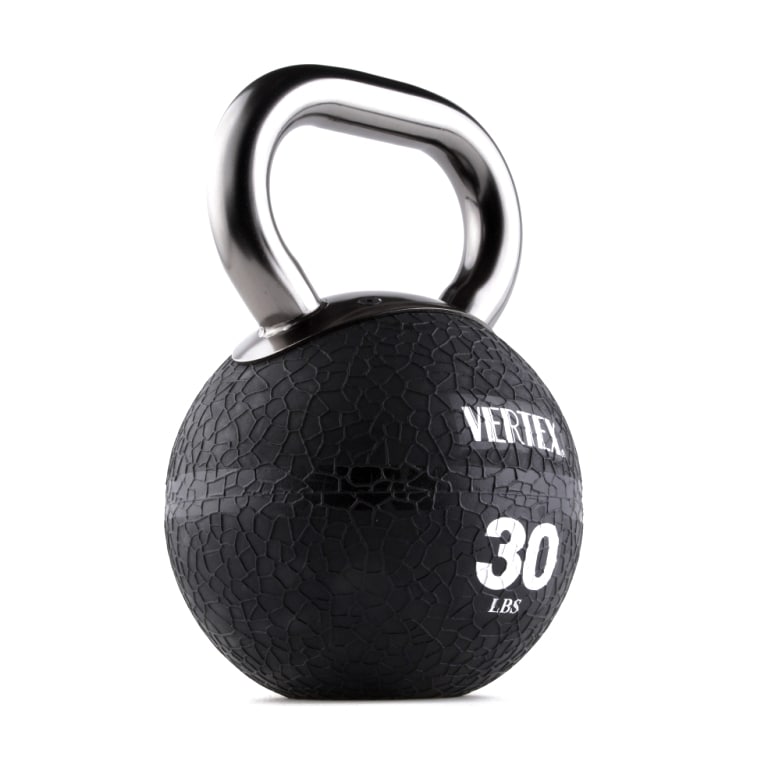 Rubber Kettlebell Medicine Ball, with Metal handle