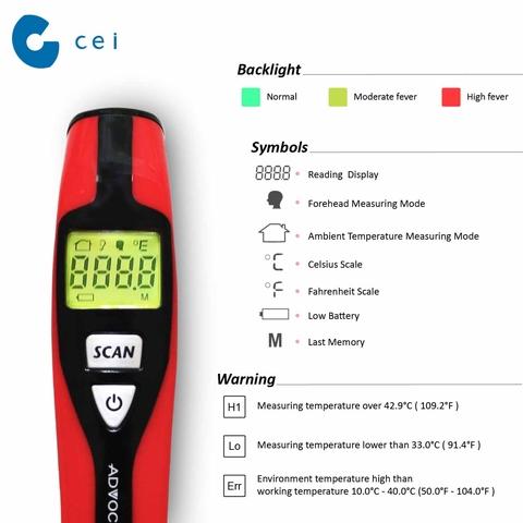 Advocate Thermometer Non-Contact Infrared