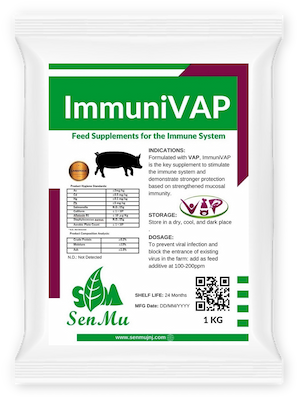 Natural Feed Additives for Pigs against PRRS, CSF, Swine Flu, 1Kg