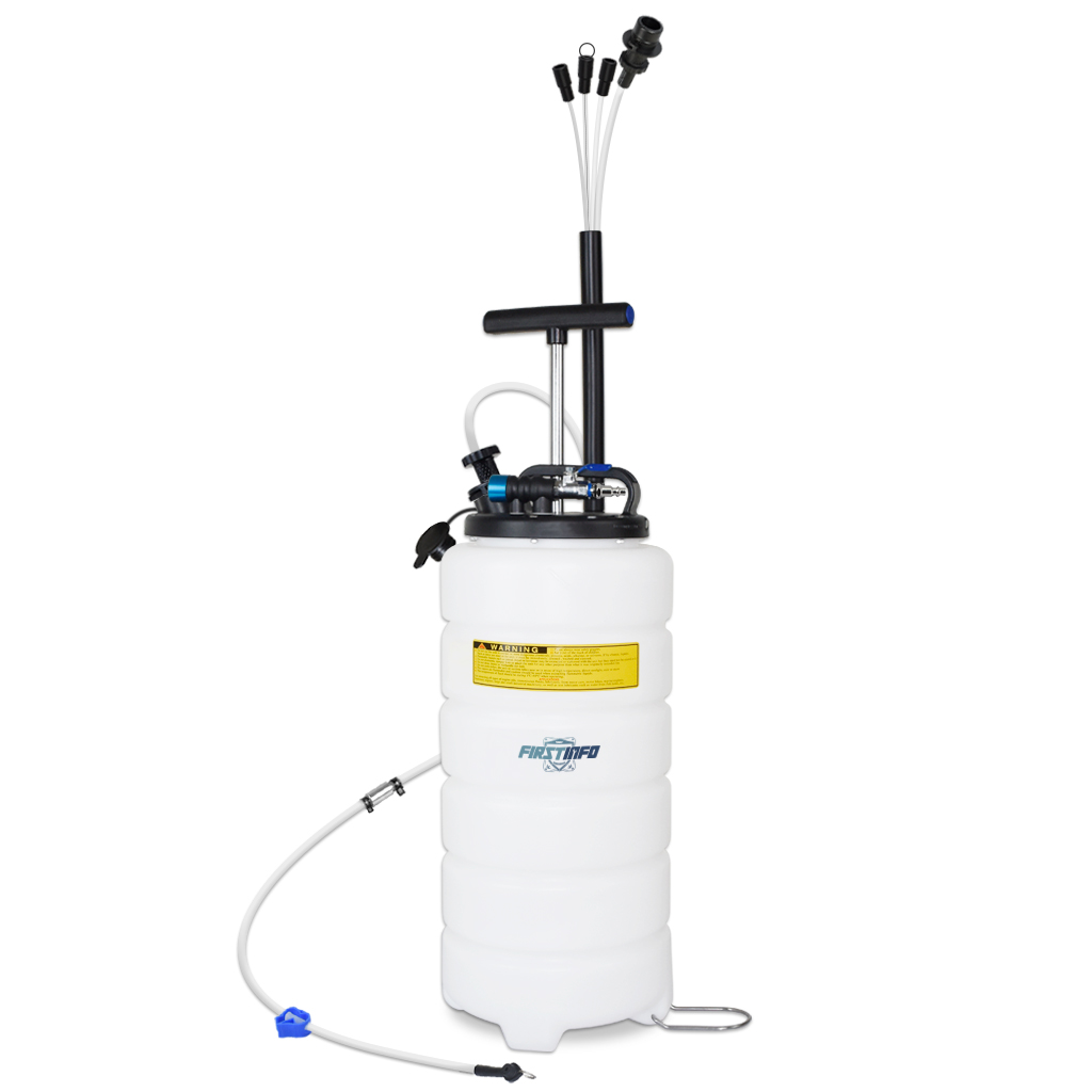 【FIRSTINFO】15 Liter Pneumatic/Manual Oil Extractor/Vacuum Pump Fluid