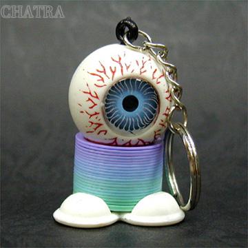 Spring Man Key Chain(Eyeball key chain)