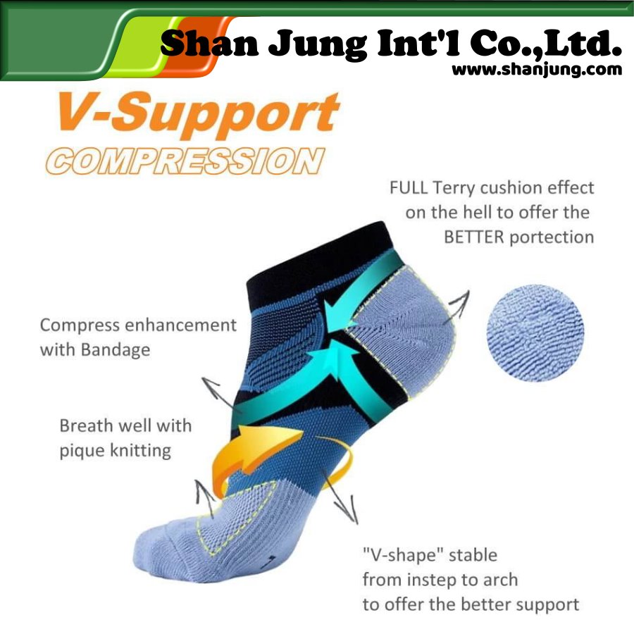 Socks, V Shape Arch Support Sporty No 