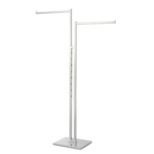 2 Way Garment Display Rack Metal Freestanding Display Rack Taiwantrade 2-way-garment-display-rack-metal-freestanding-display-rack-taiwantrade