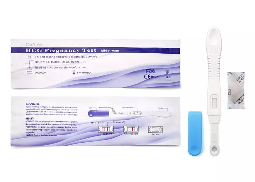 hCG Pregnancy Test Midstream Parts