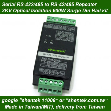 Industrial RS-422/485 Repeater