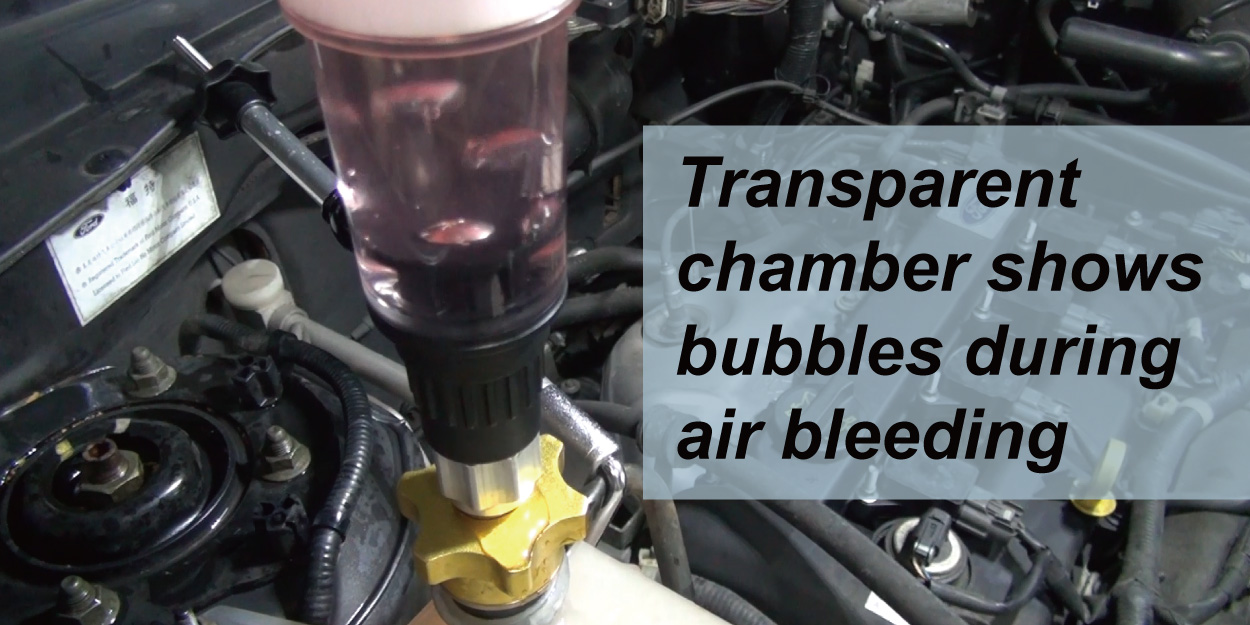 Nospill Coolant Refilling Funnel Set with Transparent Chamber for