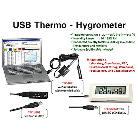 thermo hygrometer usb