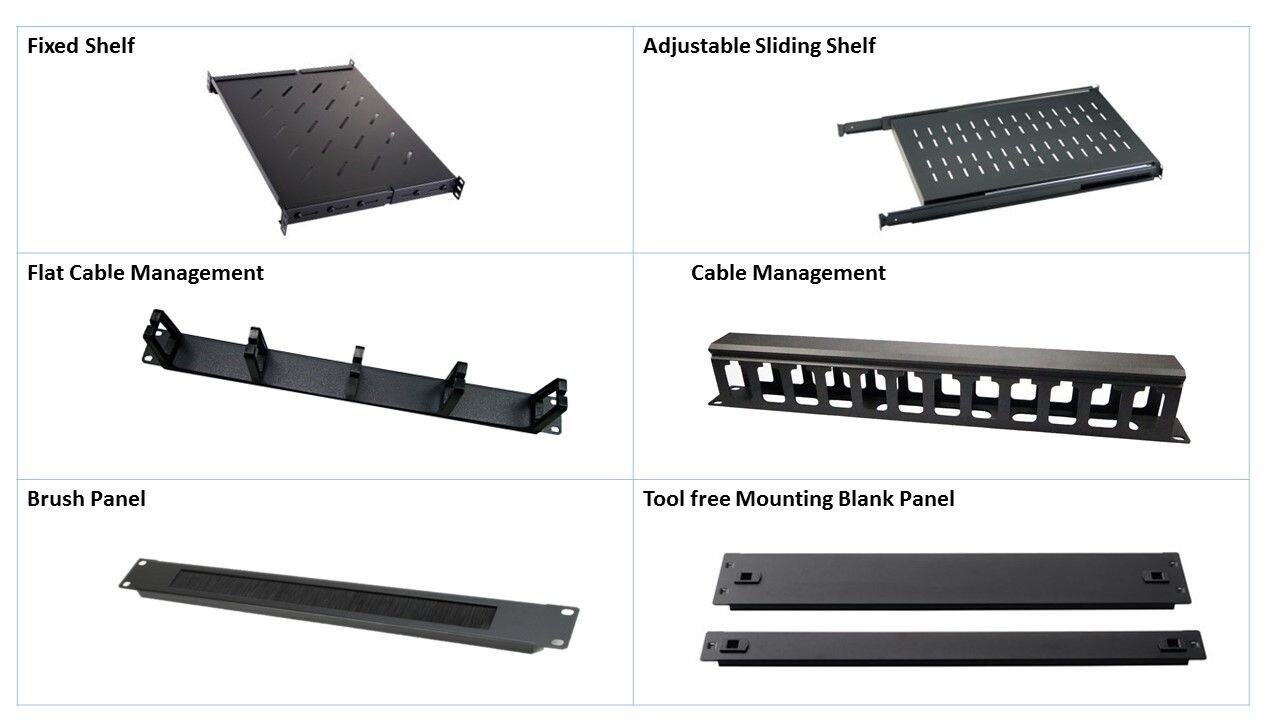 accesorios para rack de servidores