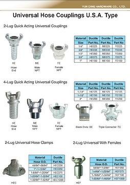 Universal Hose Couplings U.S.A Type