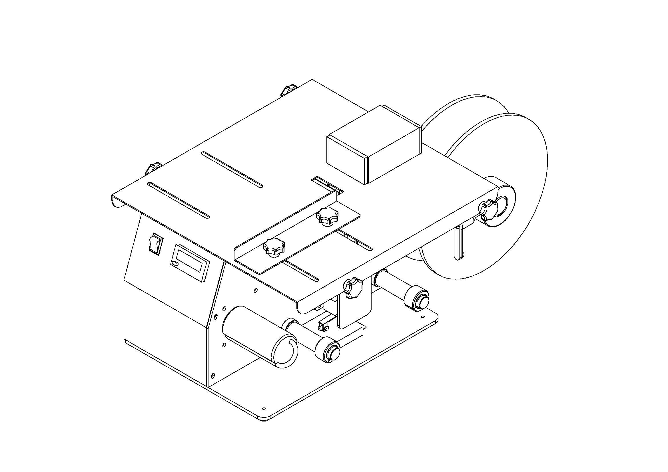 CKF105 L Clip Label Applicator Semi Automatic