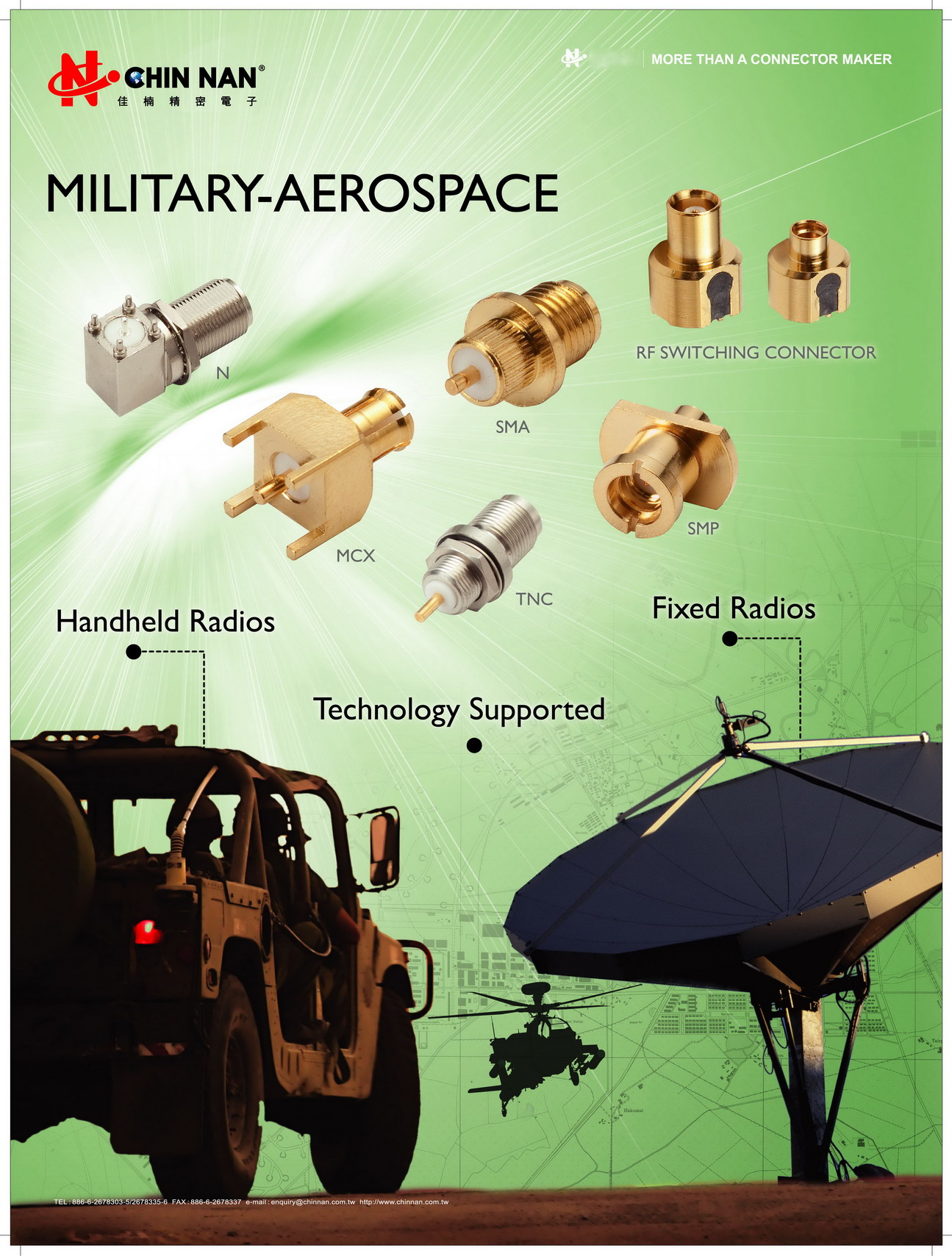 Military-Aerospace Connector/ 射頻連接器 | Taiwantrade.com