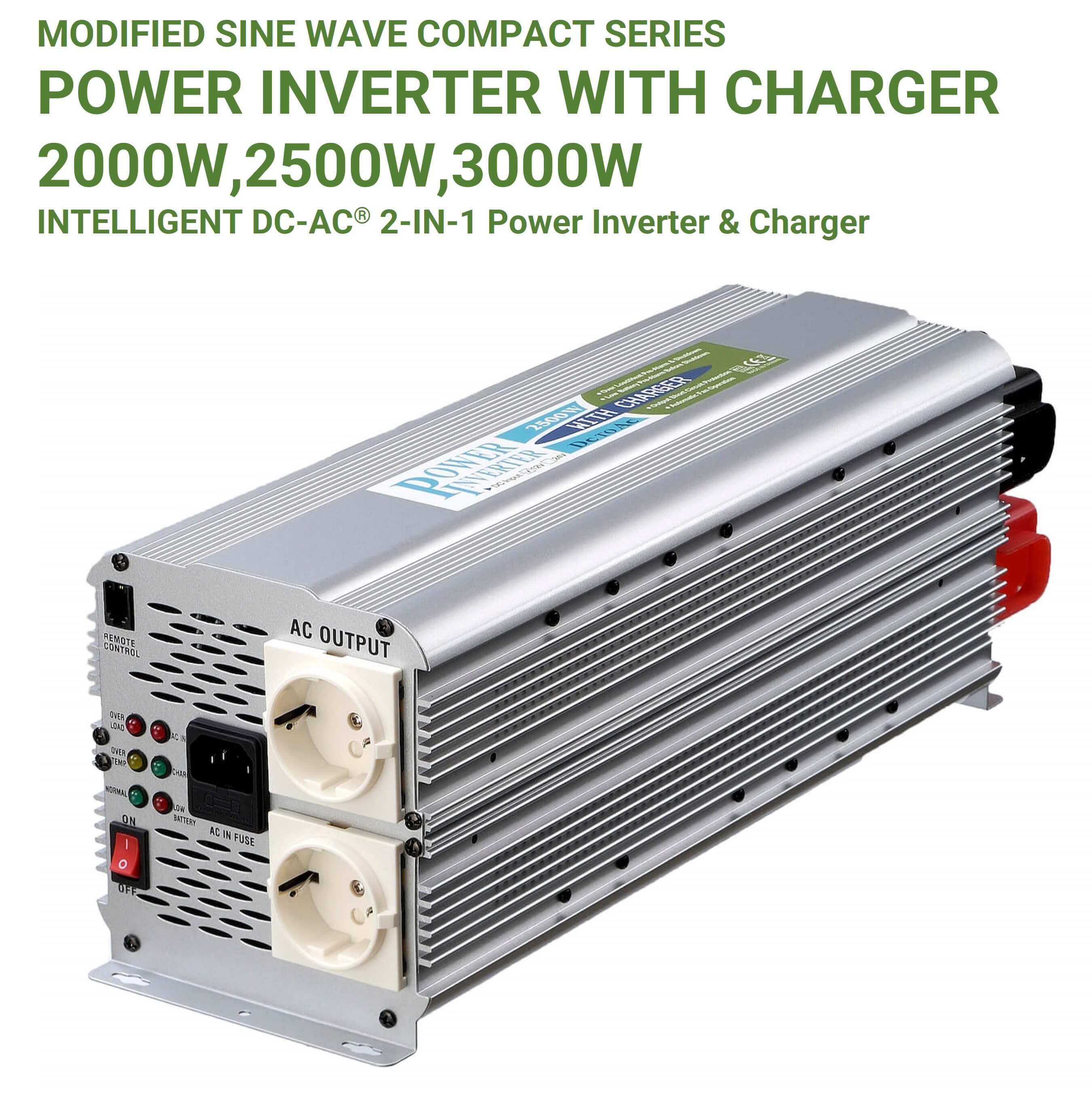 2000W Power Inverter & Charger - Intelligent DC-AC® | Taiwantrade