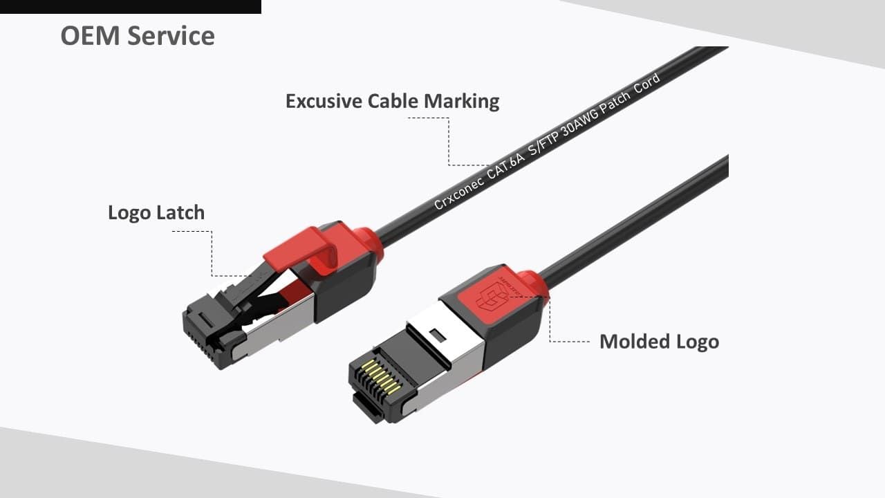 El OEM del cable de conexión y el servicio personalizado que podemos proporcionar