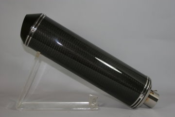 MR-400AC-3D twin -color cap carbon muffler