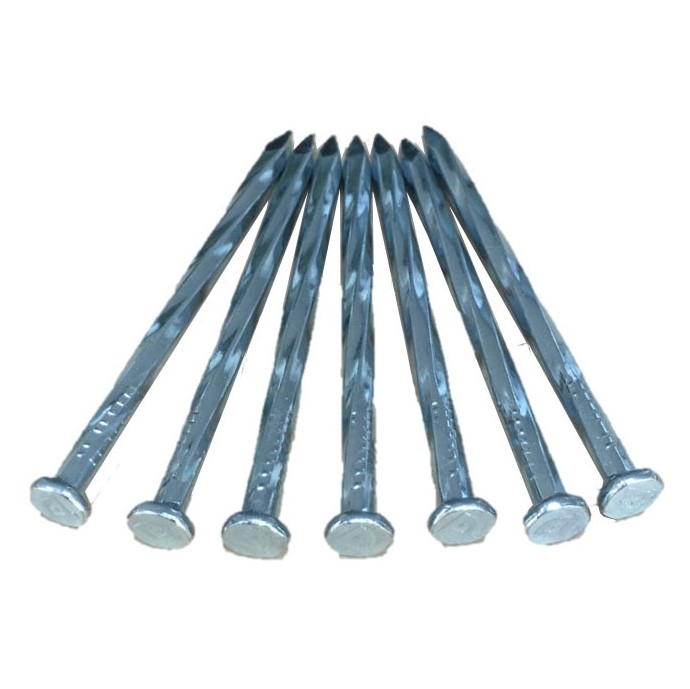 Spiral Shank Galvanized Steel Concrete Nail