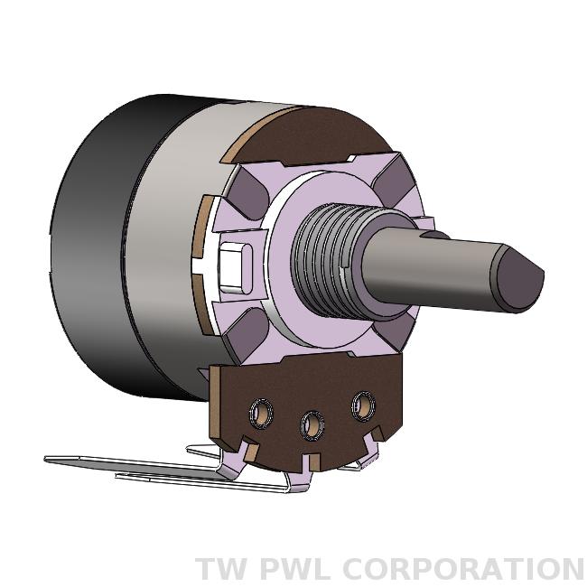 Rotary series metal shaft type potentiometer | Taiwantrade
