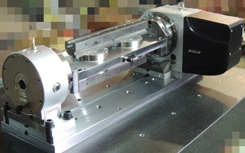 Rotary table fixture with ZeroClamp (Zero-point clamping system ...