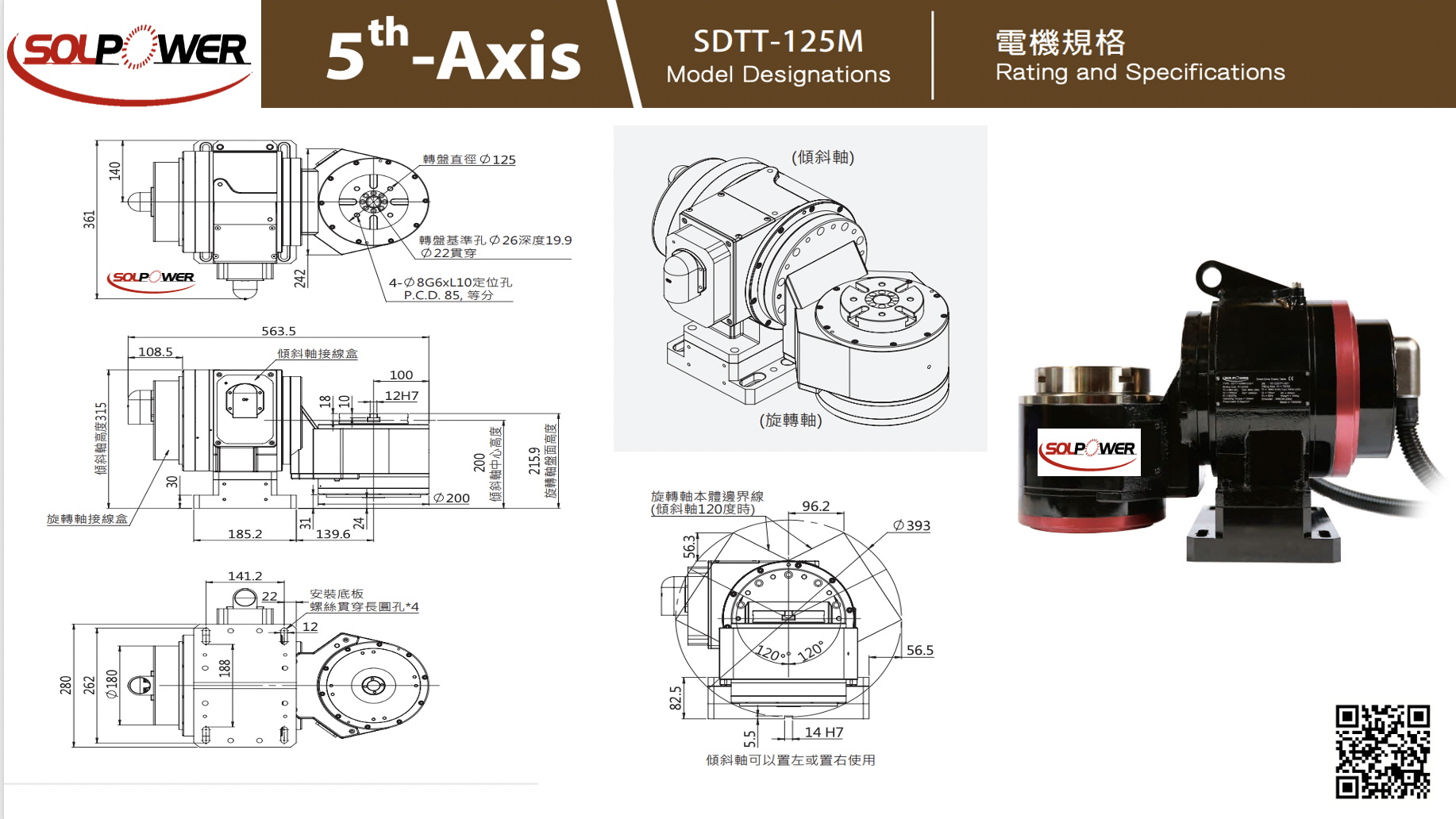 5 Axis Direct Drive Rotary Table | Taiwantrade.com