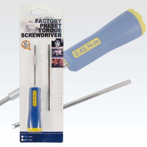 4 in-lbs FIRSTINFO Tyre Valve Core Auto Click Torque Remover//Installer Screwdriver 0.45Nm