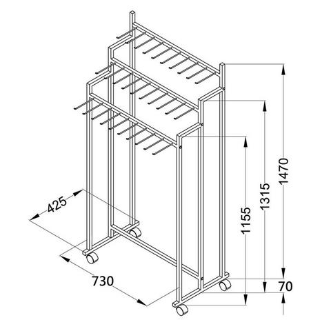 Metal Belt Display Stand Rack For Retail Shop Taiwantrade Com