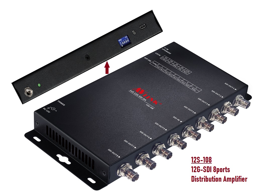 12G-SDI Distribution Amplifier - 4 / 8 Ports | Taiwantrade.com