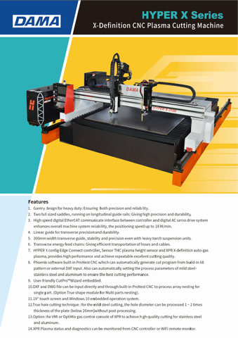 CNC plasma cutting machine