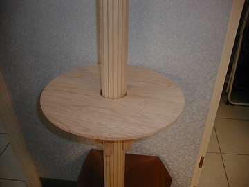 Solid Wood Drink Shelf Set for pole/column cover and decoration, interior decoration, building decoration, DIY material