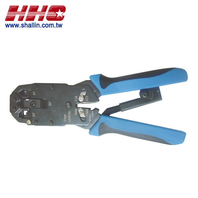 203.2mm professional modular crimping tool, for RJ-45 / RJ-12 / RJ-11 ...