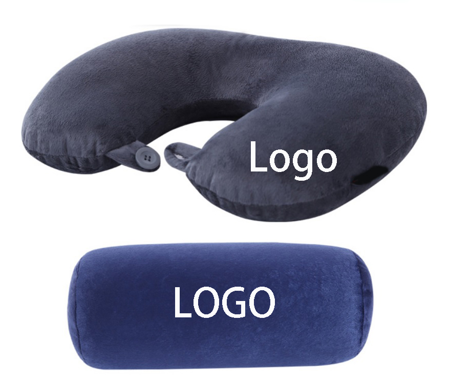Custom Logo Reversible 2 In 1 Travel Neck Pillow Yeuhuang