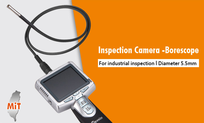 PST-2486 Portable Industrial Endoscope Borescope Camera Waterproof Video Borescope with 3.5 inch TFT LCD