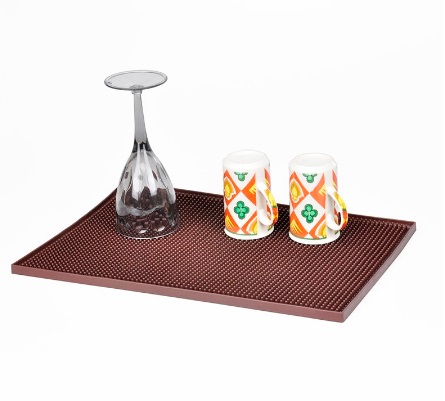 Easy Cleaning Brown Color Tpr Dish Drying Mat Taiwantrade Com