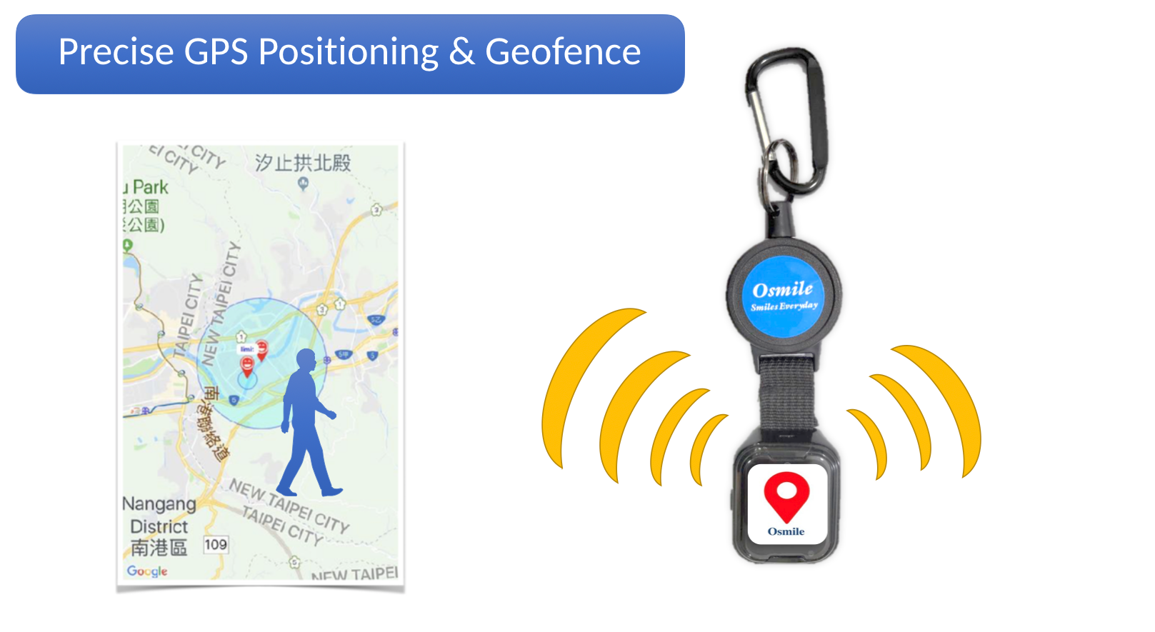 Portable Osmile ED1000 GPS Tracker Watch for Dementia & Alzheimer