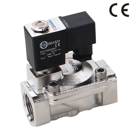 2/2 WAY SOLENOID VALVE, STAINLESS STEEL SUS316 SERIES, PILOT ACTING ...