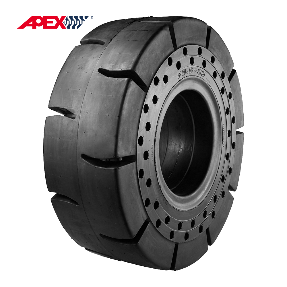 Apex 26 5 25 26 5x25 solid rubber wheel loader tires