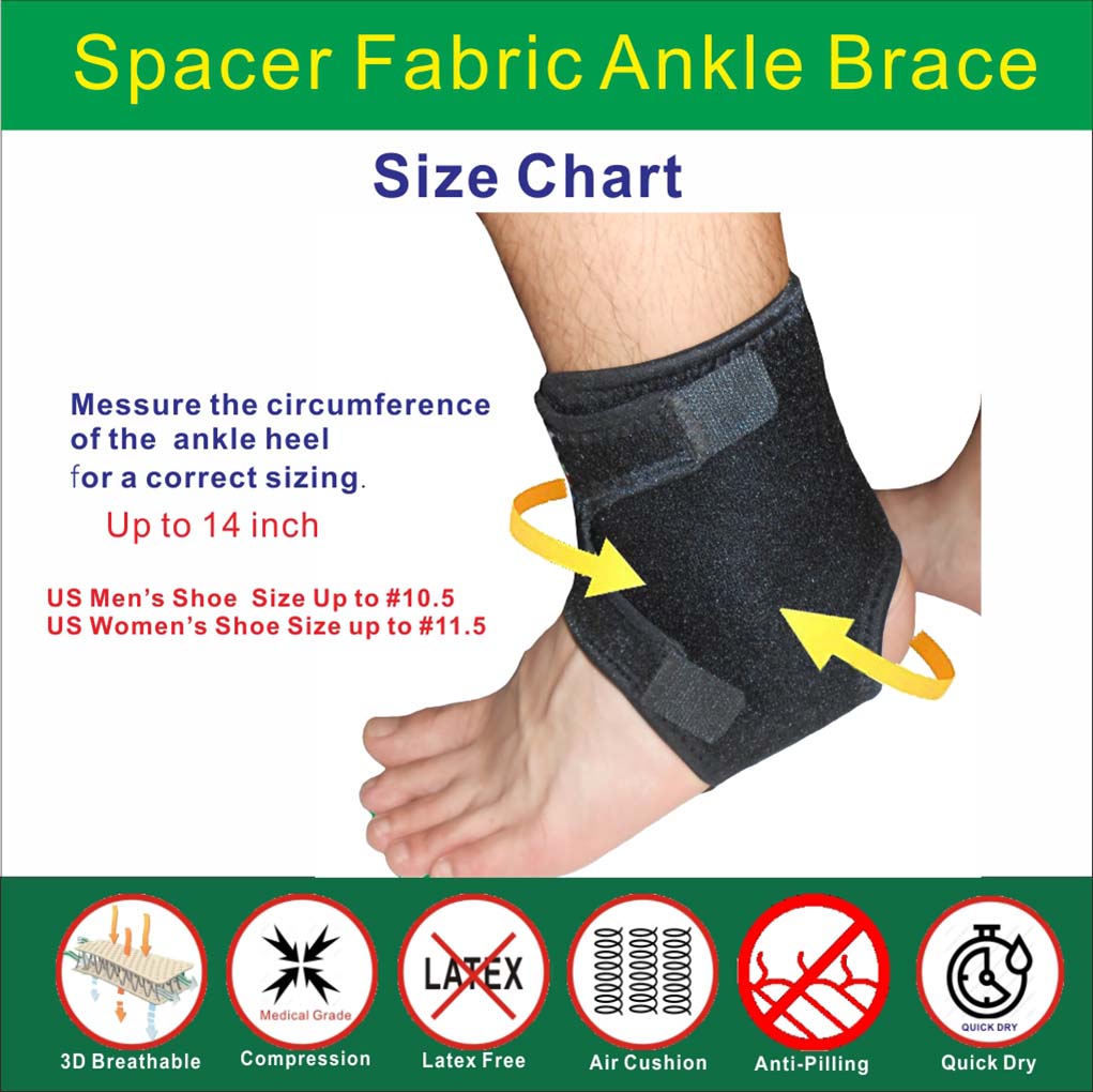 Adjustable Ankle Wrap Support Brace - Latex Free | Taiwantrade.com