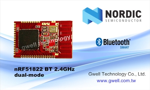 Nordic Module nRF51822 BT 2.4GHz