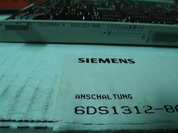 Siemens Teleperm M 6DS1212-8AB 6DS 1212-8AB 6DS12128AB