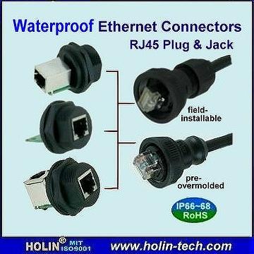 RJ45 Female to Female Adapter Waterproof connector Ethernet
