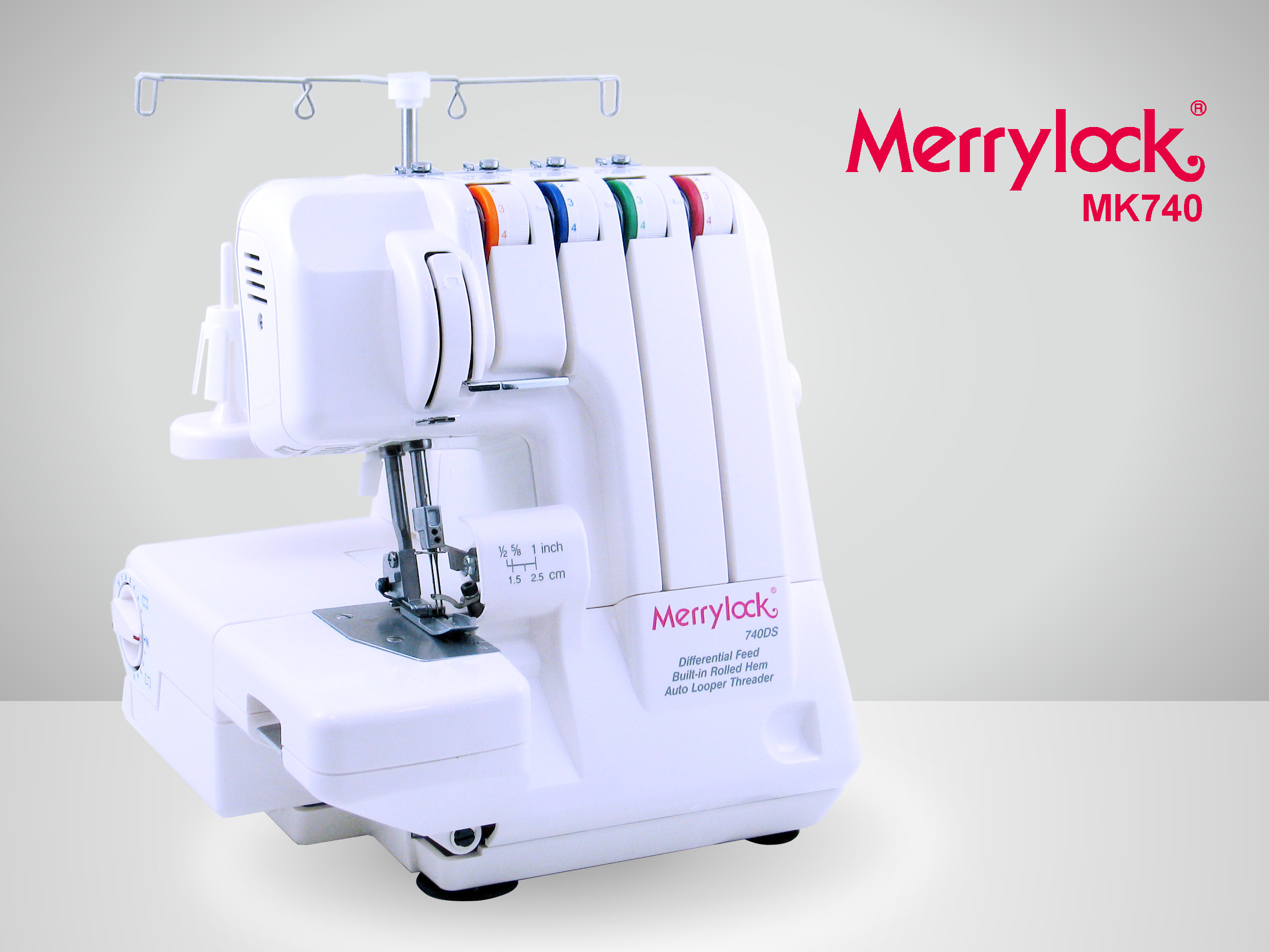 Merrylock 740DSA 2 Needle 4 Threads Overlock Sewing Machine ...