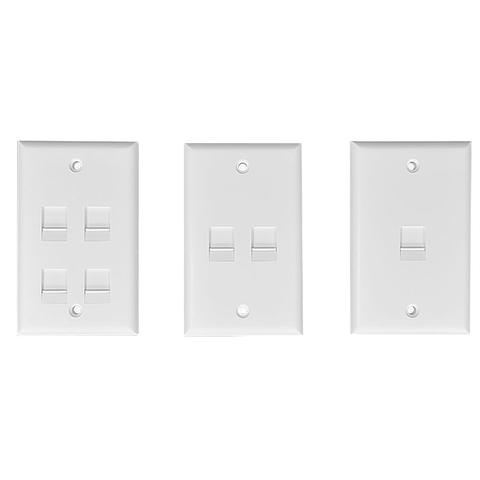 Single Gang American Wall Plate With Shutter