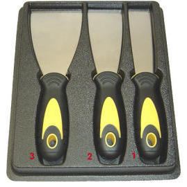 3 Pieces Scraper Set in Plastic Tray | Taiwantrade.com