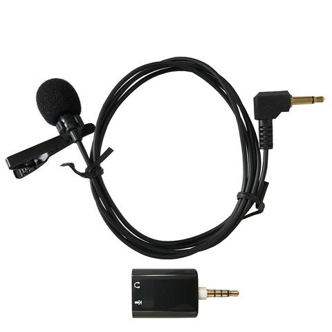 Maker hart LV01 Lavalier Lapel Microphone/Omnidirectional/Condenser, Easy for Interview/Broadcasting