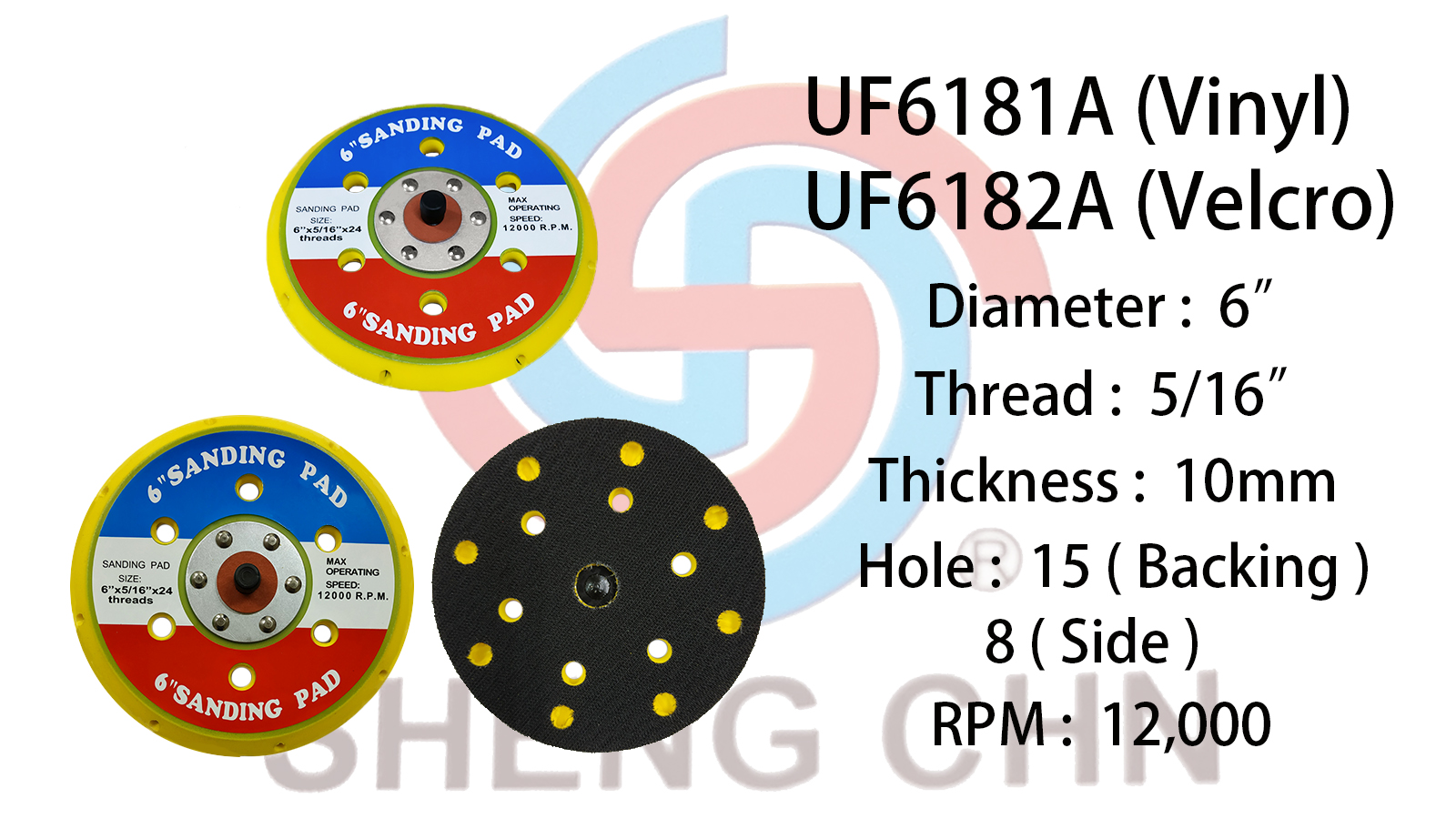 SANDING PAD, UF6181A & UF6182A Taiwantrade
