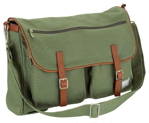 Canvas messenger bag