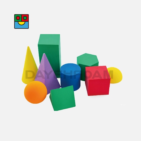 EVA Foam  Geometric Solids blocks 9pcs