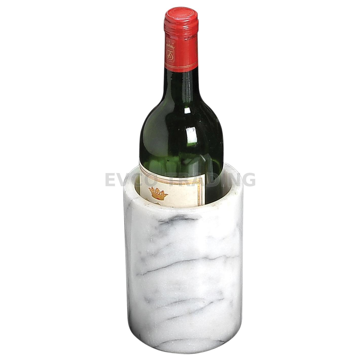 Natural White Marble Wine Cooler / Tool Crock