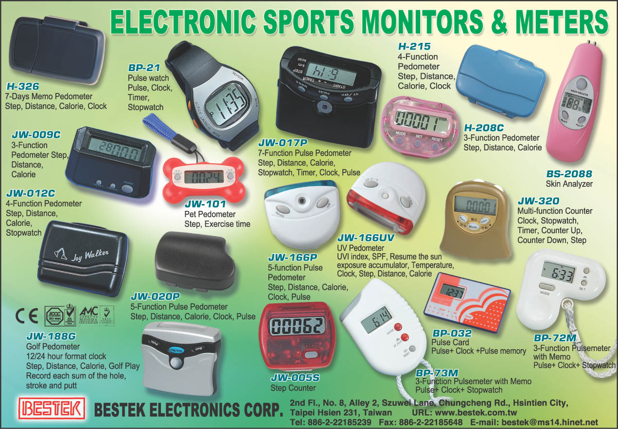 Pedometer products